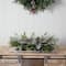 26" Flocked Winter Christmas Arrangement on Board